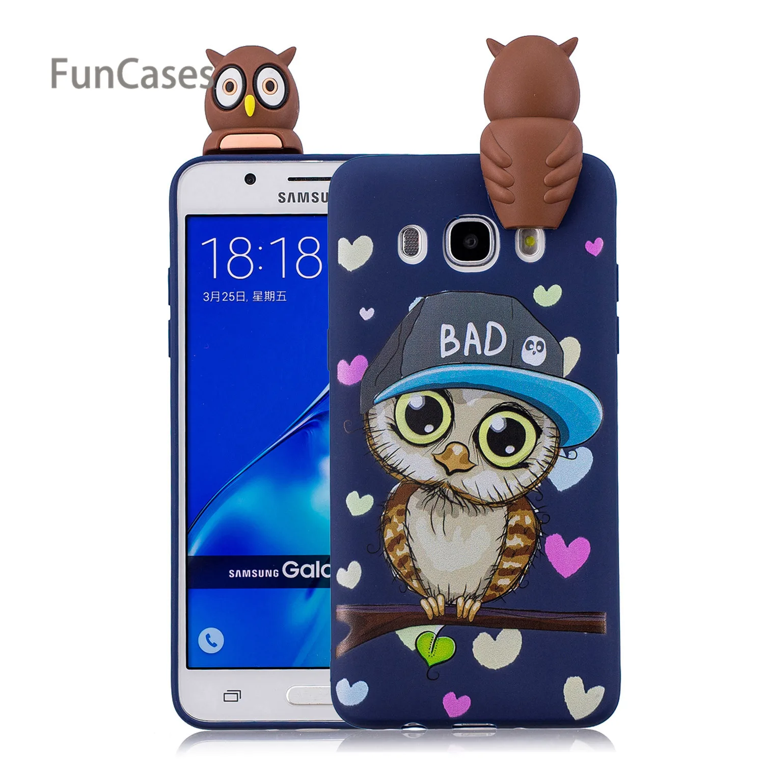 Красивый медведь чехол для телефона СПС Estuche samsung J510 Мягкий силиконовый Etui