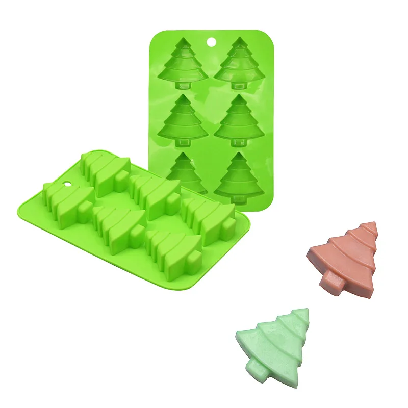 6 Holes Tree Shaped Silicone Cake Mold For Cookie Jelly Chocolate Mould DIY Christmas Theme Cake Decoration Tool Baking Tray
6 Holes Tree Shaped Silicone Cake Mold For Cookie Jelly Chocolate Mould DIY Christmas Theme Cake Decoration Tool Baking Tray