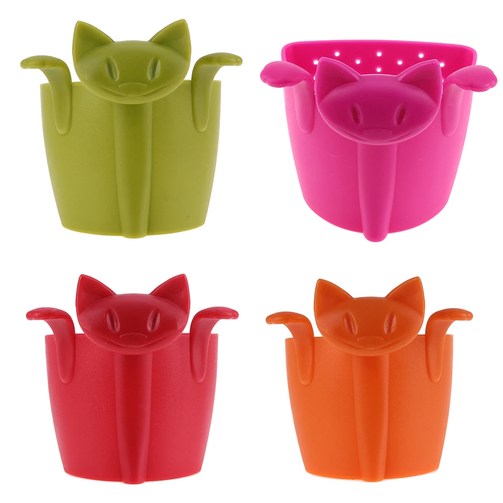 Cartoon Kitten Silicone Tea Strainer Plastic Spice Loose Leaf Tea Infuser Drinking Tea Tools Kitchen Gadgets Tea Accessories
Cartoon Kitten Silicone Tea Strainer Plastic Spice Loose Leaf Tea Infuser Drinking Tea Tools Kitchen Gadgets Tea Accessories