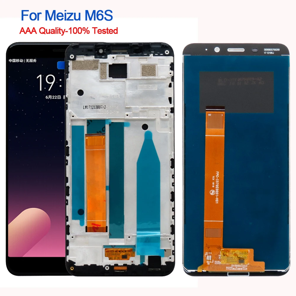 New For Meizu M6S LCD Display Touch Screen Digitizer Assembly Replacement for Meizu M6S Mblu 6S Phone lCD Display Screen Parts
New For Meizu M6S LCD Display Touch Screen Digitizer Assembly Replacement for Meizu M6S Mblu 6S Phone lCD Display Screen Parts