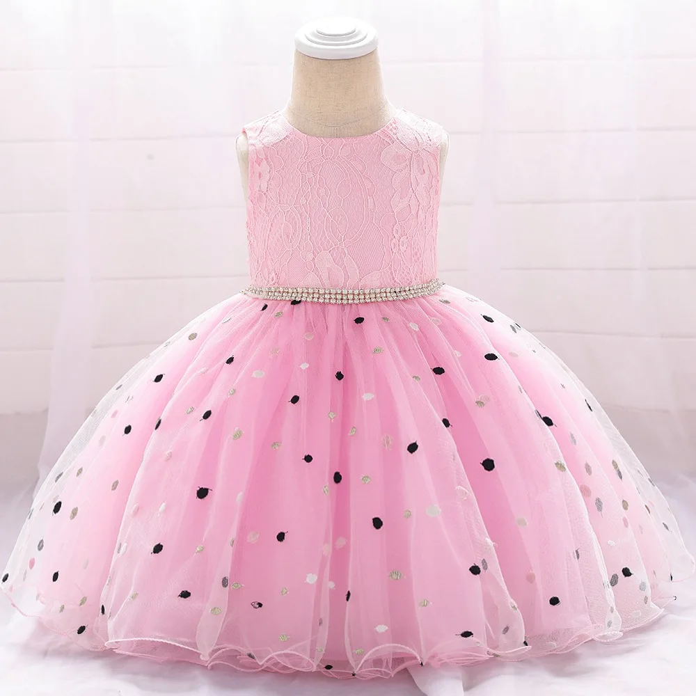 Детское платье для девочек детское принцессы в горошек свадьбы дня рождения
