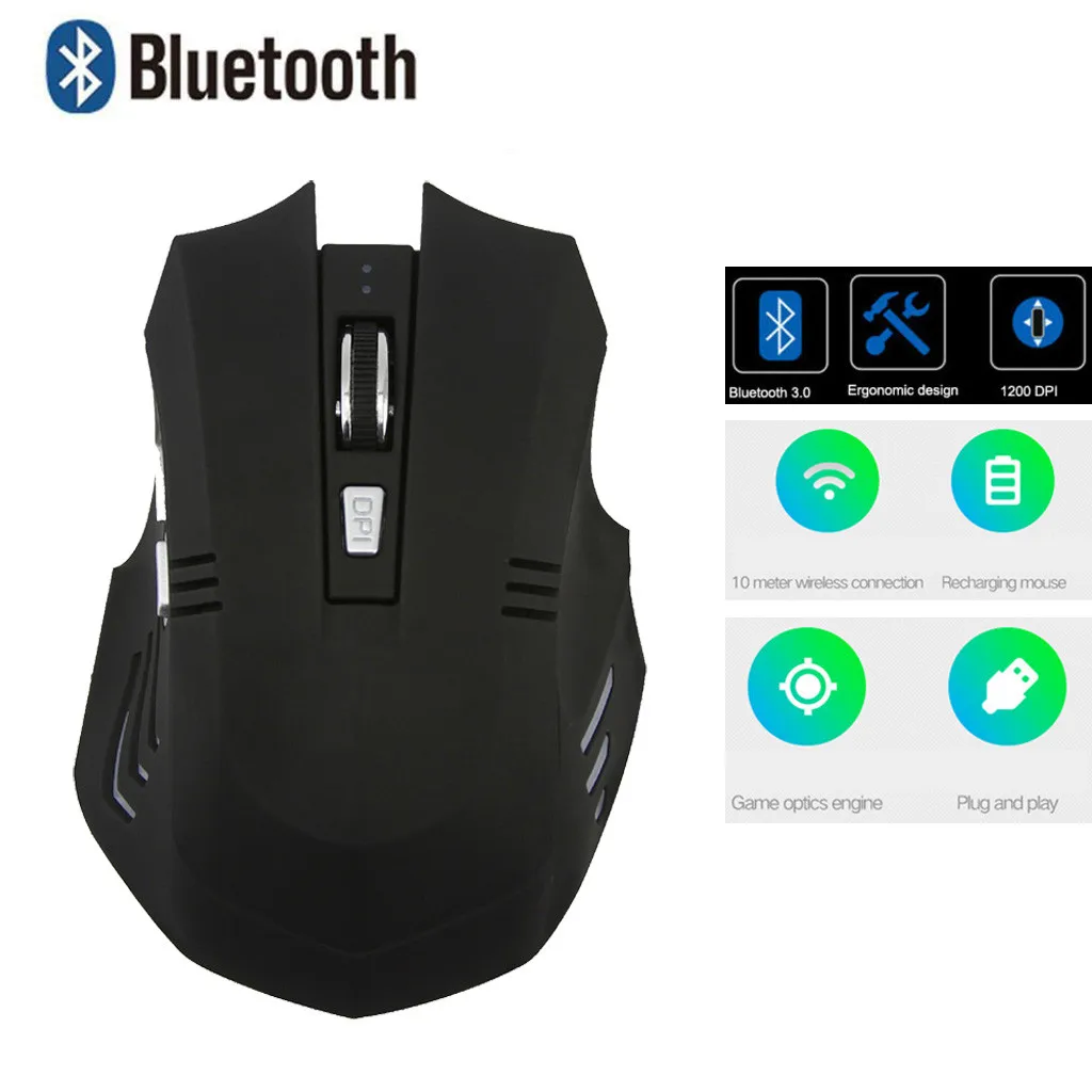 Mouse Raton Wireless Bluetooth Rechargeable Laptop Ergonomic Gamer Computer Mice Inalambrico Ordenador Sem Fio Inalambrico 19A19
Mouse Raton Wireless Bluetooth Rechargeable Laptop Ergonomic Gamer Computer Mice Inalambrico Ordenador Sem Fio Inalambrico 19A19