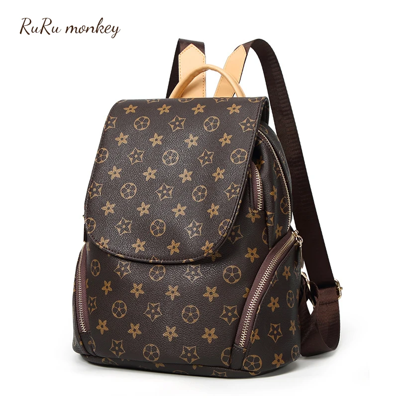 RURU monkey Women Backpack For Teenage Girls School Bags Large Drawstring Backpacks High Quality PU Leather Brown Mini Bags
RURU monkey Women Backpack For Teenage Girls School Bags Large Drawstring Backpacks High Quality PU Leather Brown Mini Bags