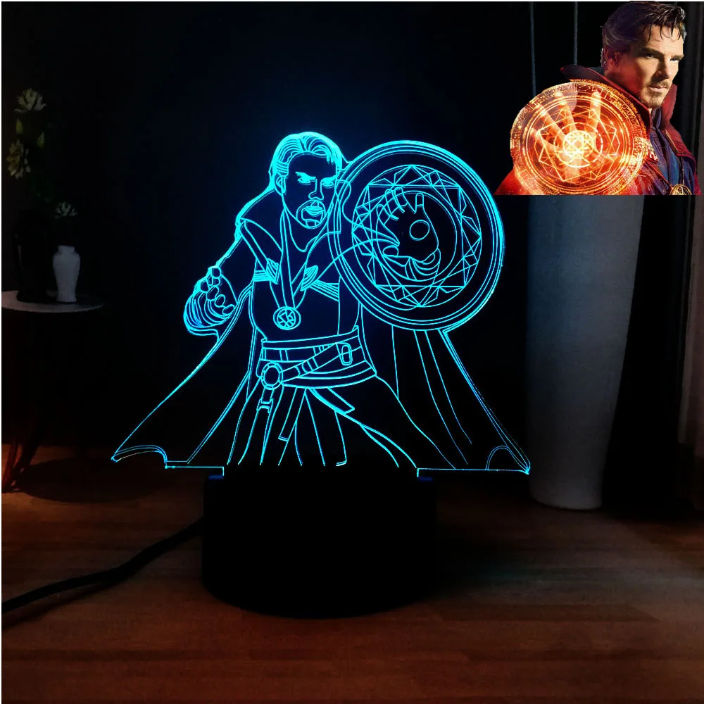 Novelty Illusion 7 Color Change Marvel Dr Strange LED Novel Dec Acrylic USB Night Bedside Mood Light Birthday Gift Free Shipping
Novelty Illusion 7 Color Change Marvel Dr Strange LED Novel Dec Acrylic USB Night Bedside Mood Light Birthday Gift Free Shipping