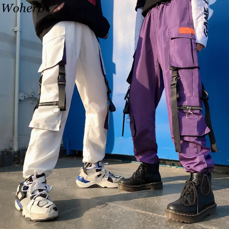 Woherb Hot Big Pockets Cargo Pants Women High Waist Loose Streetwear Pants 2019 Trouser Hip Hop High Joggers Harajuku Pants
Woherb Hot Big Pockets Cargo Pants Women High Waist Loose Streetwear Pants 2019 Trouser Hip Hop High Joggers Harajuku Pants