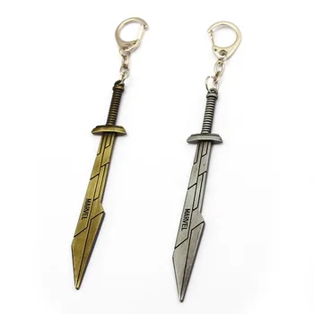 New Thor 3 Sword Keychain Ragnarok Figure Key Metal Chain Ring Holder Men Gift Chaveiro llaveros Sleutelhange Porte Clef Jewelry
New Thor 3 Sword Keychain Ragnarok Figure Key Metal Chain Ring Holder Men Gift Chaveiro llaveros Sleutelhange Porte Clef Jewelry
