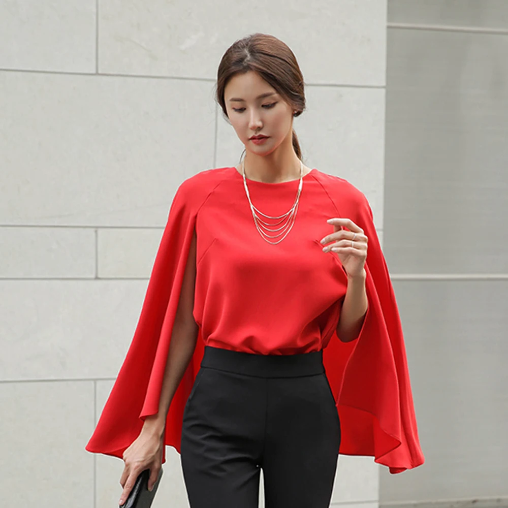 2019 new women's chiffon shirt fashion cloak shawl slim bottoming shirt casual elegant casual blouses shirt chemises de femmes
2019 new women's chiffon shirt fashion cloak shawl slim bottoming shirt casual elegant casual blouses shirt chemises de femmes