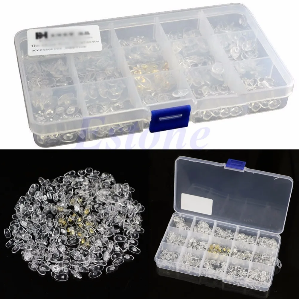 New Fashion 300pc Silicone Eyeglass Sunglasses Spectacles Screw On Nose Pads Repair Tool
New Fashion 300pc Silicone Eyeglass Sunglasses Spectacles Screw On Nose Pads Repair Tool