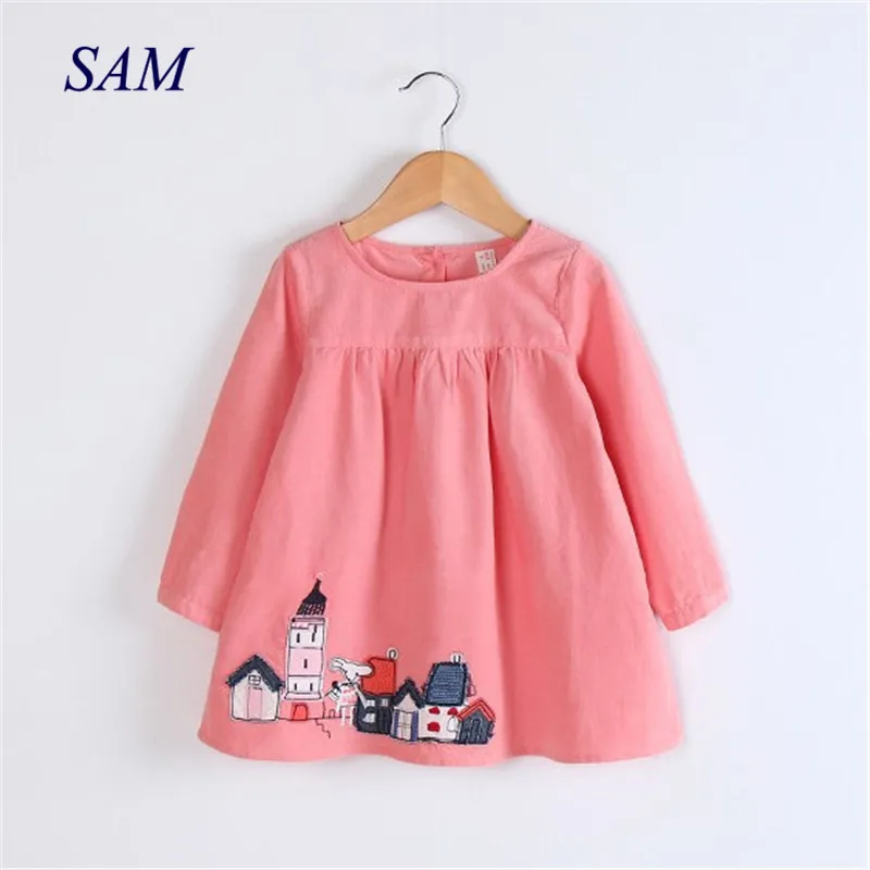 Kids dresses for girls 2018 autumn baby girl clothes children's long sleeve cartoon house princess dress for children
Kids dresses for girls 2018 autumn baby girl clothes children's long sleeve cartoon house princess dress for children