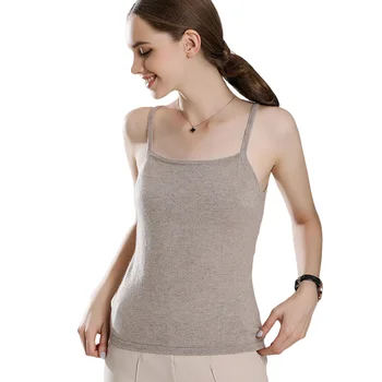 2018 New Spring Summer Camisole Pure Cashmere Tank Tops Square Neck Spaghetti Straps Women Knitting Cami Knitted Sleeveless Vest
2018 New Spring Summer Camisole Pure Cashmere Tank Tops Square Neck Spaghetti Straps Women Knitting Cami Knitted Sleeveless Vest