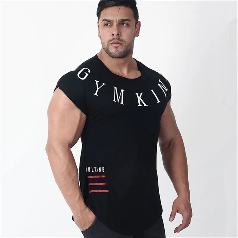 2018 New Mens Short sleeve Cotton T-shirt Muscular man Casual Fashion Print t shirt Gyms Fitness Workout Tee Tops Brand apparel
2018 New Mens Short sleeve Cotton T-shirt Muscular man Casual Fashion Print t shirt Gyms Fitness Workout Tee Tops Brand apparel