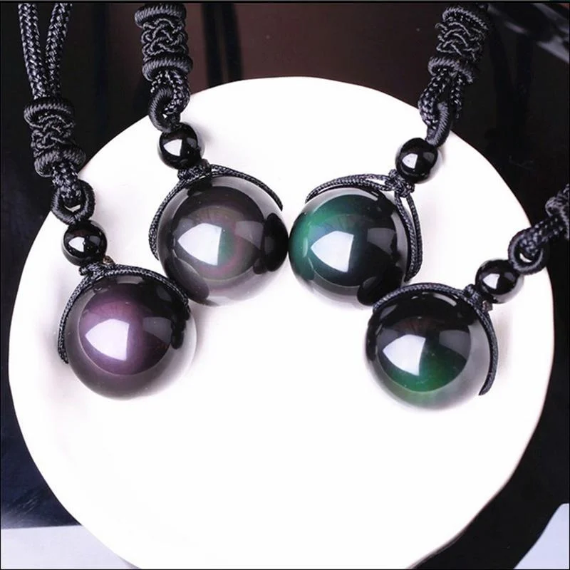 1Pcs Vintage Lucky Stone Rainbow Bead Necklace Crystal Pendant Necklace Blessing Shining Eye Gloss Pendant Natural Obsidian
1Pcs Vintage Lucky Stone Rainbow Bead Necklace Crystal Pendant Necklace Blessing Shining Eye Gloss Pendant Natural Obsidian