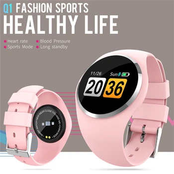 Q1 Color LCD Screen Smart Watch Wristband Blood Pressure Heart Rate Monitor women smart band Fitness Tracker Smart Bracelet
Q1 Color LCD Screen Smart Watch Wristband Blood Pressure Heart Rate Monitor women smart band Fitness Tracker Smart Bracelet