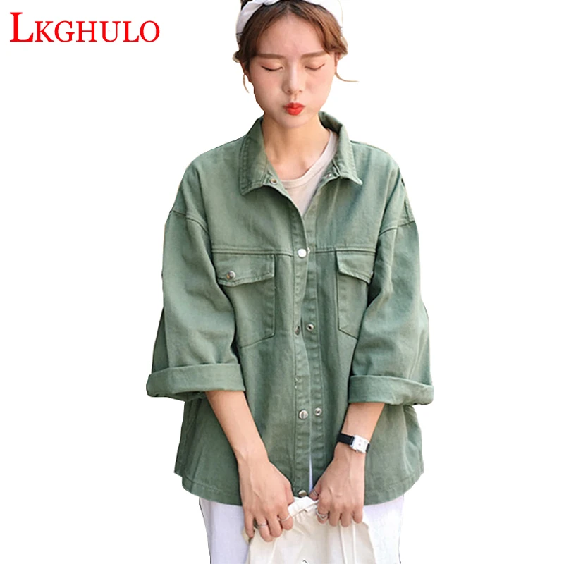 Sweet 3 Color Denim Jacket Women Casual Long Sleeve Coat Fall 2018 New Fashion Button Up Pockets Lapel Jacket Plus Size A436
Sweet 3 Color Denim Jacket Women Casual Long Sleeve Coat Fall 2018 New Fashion Button Up Pockets Lapel Jacket Plus Size A436