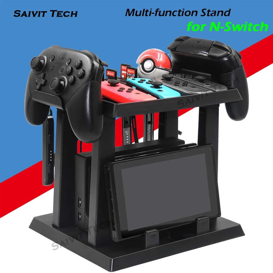 Multifunction Nintend Switch Stand &Game Console Accessories &Game Disc&TV Dock Storage Bracket Holder Tower for Nintendo Switch
Multifunction Nintend Switch Stand &Game Console Accessories &Game Disc&TV Dock Storage Bracket Holder Tower for Nintendo Switch