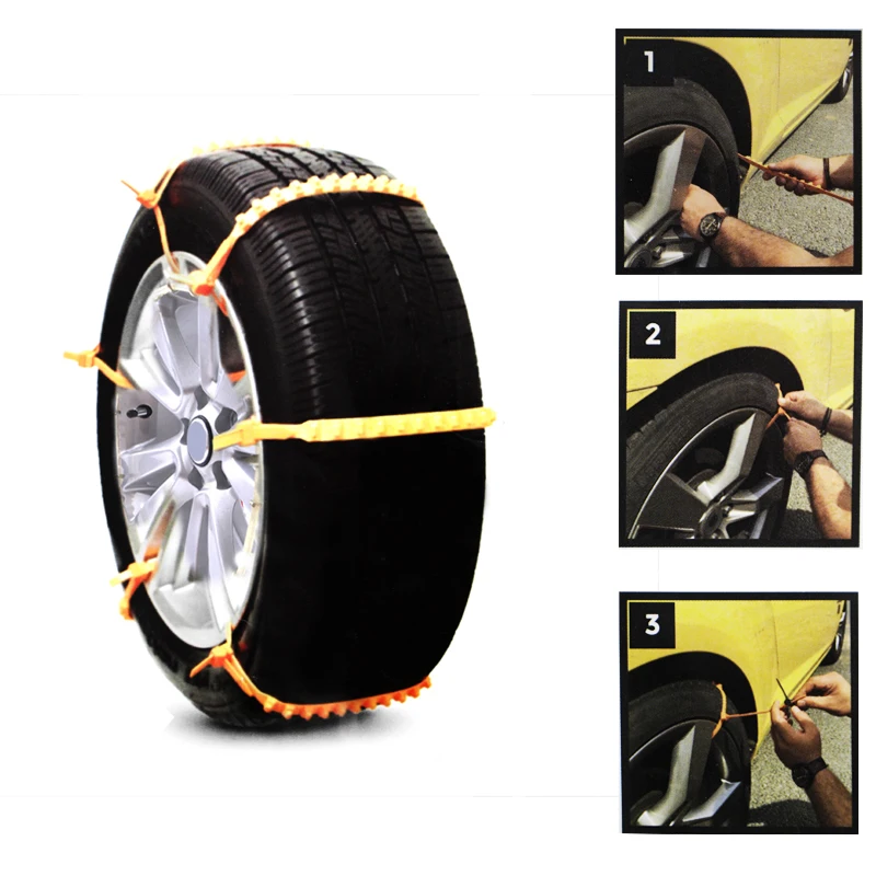 4 Sets Emergency Traction Aid life saver Snow Chains For Cars SUV's Trucks Anti Wheel Slip Chain
4 Sets Emergency Traction Aid life saver Snow Chains For Cars SUV's Trucks Anti Wheel Slip Chain