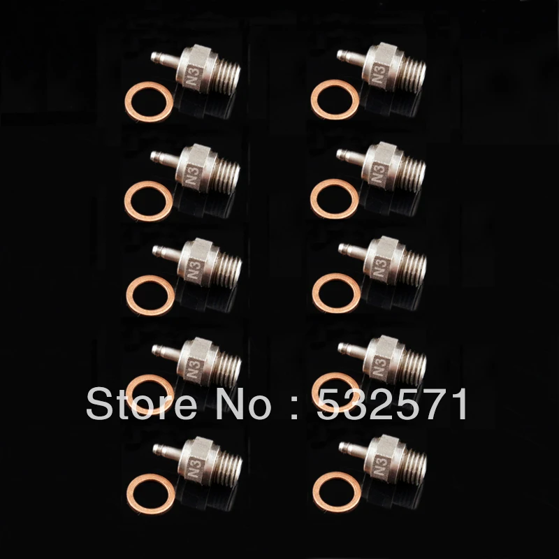 10PCS NEW HSP Original Parts Nitro 18 21 Hot Engines Super Platinum/Iridium Spark Glow Plug For RC Model Nitro Car 70117 N3 No.3
10PCS NEW HSP Original Parts Nitro 18 21 Hot Engines Super Platinum/Iridium Spark Glow Plug For RC Model Nitro Car 70117 N3 No.3