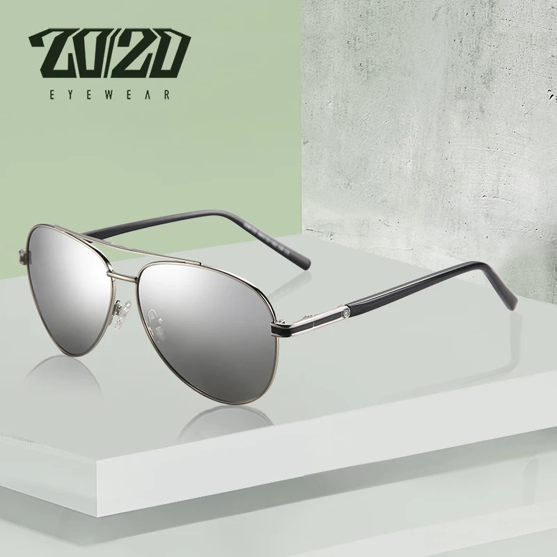 20/20 Brand Men Vintage Pilot Polarized Sunglasses Classic Metal Sun glasses Coating Lens Driving Shades For Men/Women Oculos
20/20 Brand Men Vintage Pilot Polarized Sunglasses Classic Metal Sun glasses Coating Lens Driving Shades For Men/Women Oculos