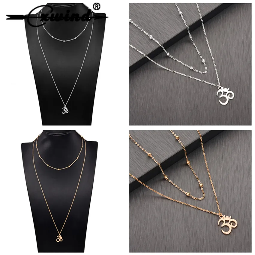 Cxwind OM Yoga Multilayer Pendant Necklace for Women 2019 Boho Bead Chain Choker Necklaces Fashion Arrow Flower Collar Jewelry
Cxwind OM Yoga Multilayer Pendant Necklace for Women 2019 Boho Bead Chain Choker Necklaces Fashion Arrow Flower Collar Jewelry