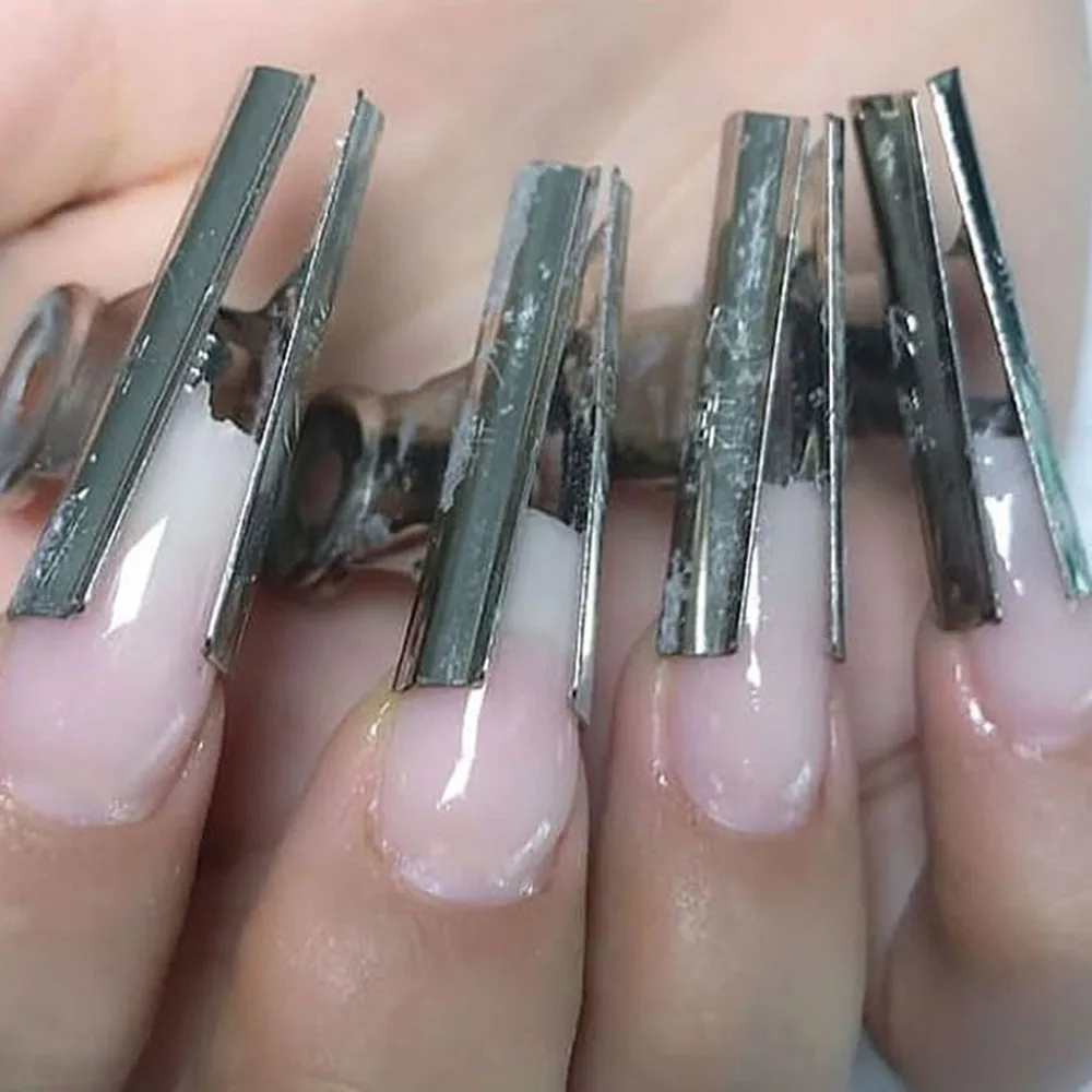 6pcs Curvature Clips Curve Nail Pinching Tool Stainless Steel Acrylic Nail Pincher Clips Nail Lengthening Tool Nail Art Clips
6pcs Curvature Clips Curve Nail Pinching Tool Stainless Steel Acrylic Nail Pincher Clips Nail Lengthening Tool Nail Art Clips