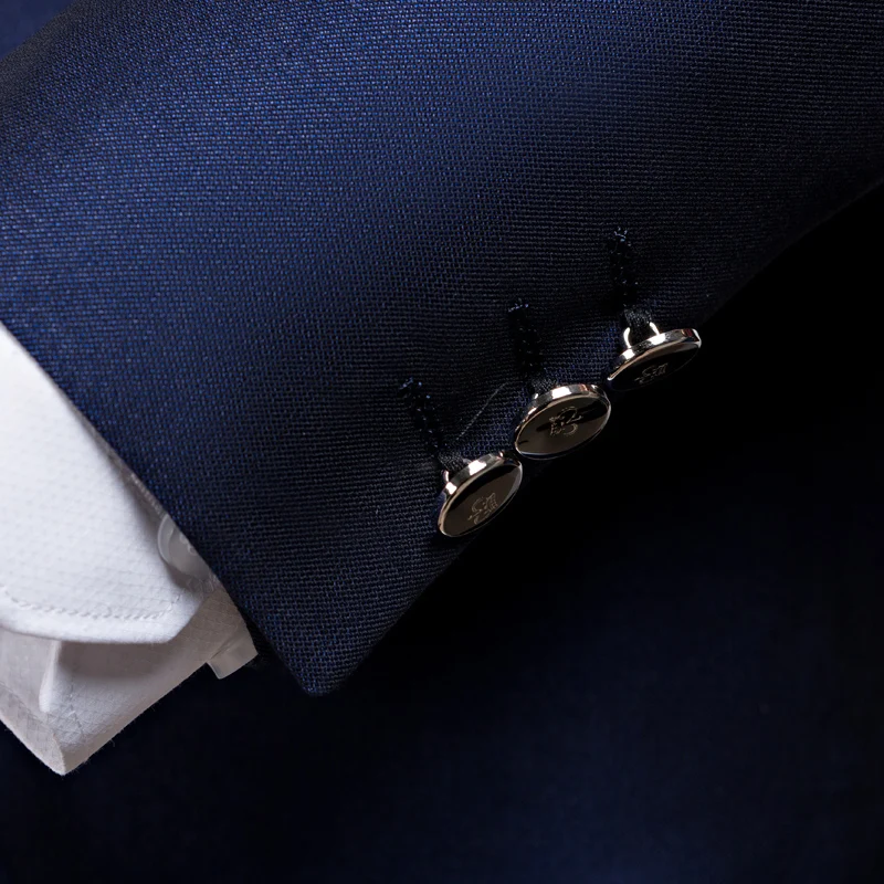 Новинка 2020 Осенние Свадебные темно синие костюмы для мужчин мужские деловые