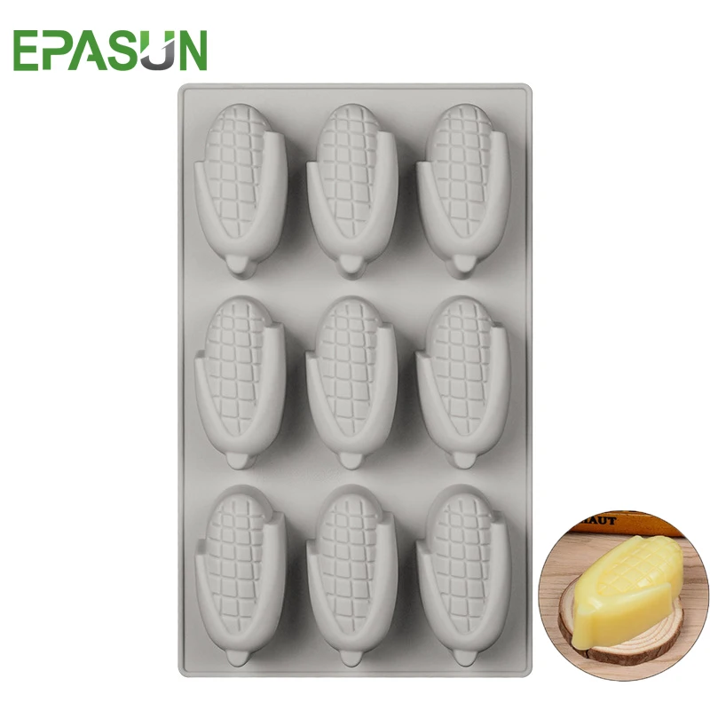 EPASUN 3D Silicone Mold Mousse Corn Shape Moule Silicone Form Bakeware for Baking Cake Muffin Pan Dessert Cake Decorating Tool
EPASUN 3D Silicone Mold Mousse Corn Shape Moule Silicone Form Bakeware for Baking Cake Muffin Pan Dessert Cake Decorating Tool