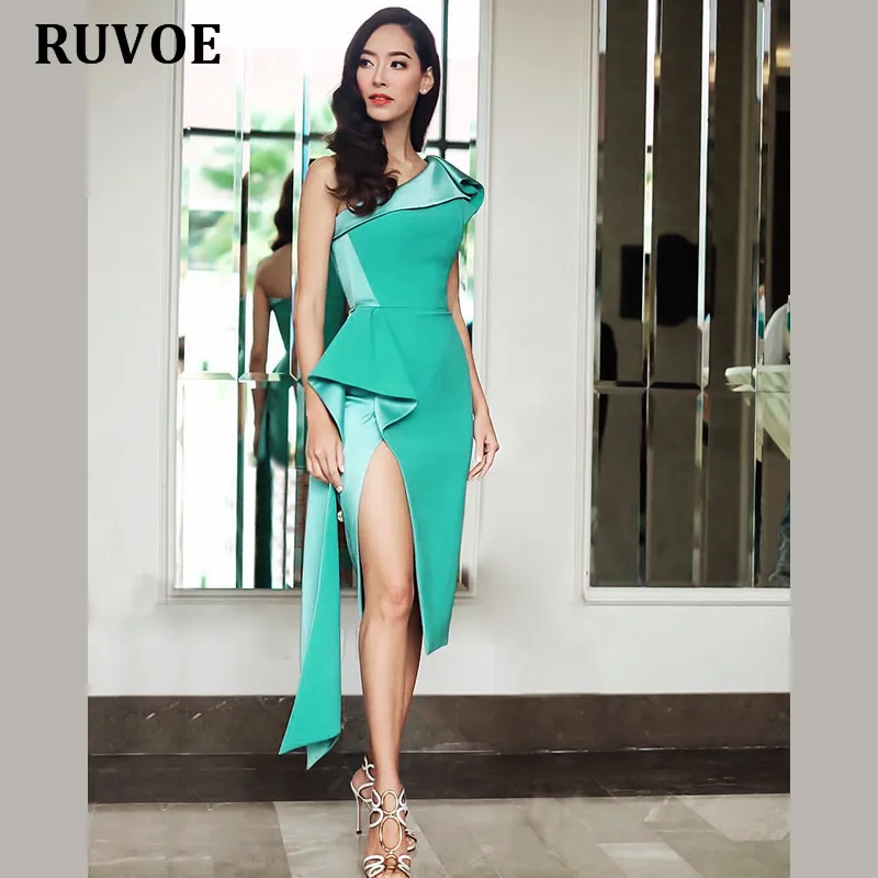 Nude Mint Color Women Summer Party Dress 2018 New Arrival Elegant High Slit One Shoulder Knee Length Sexy Bodycon Dress A-68
Nude Mint Color Women Summer Party Dress 2018 New Arrival Elegant High Slit One Shoulder Knee Length Sexy Bodycon Dress A-68