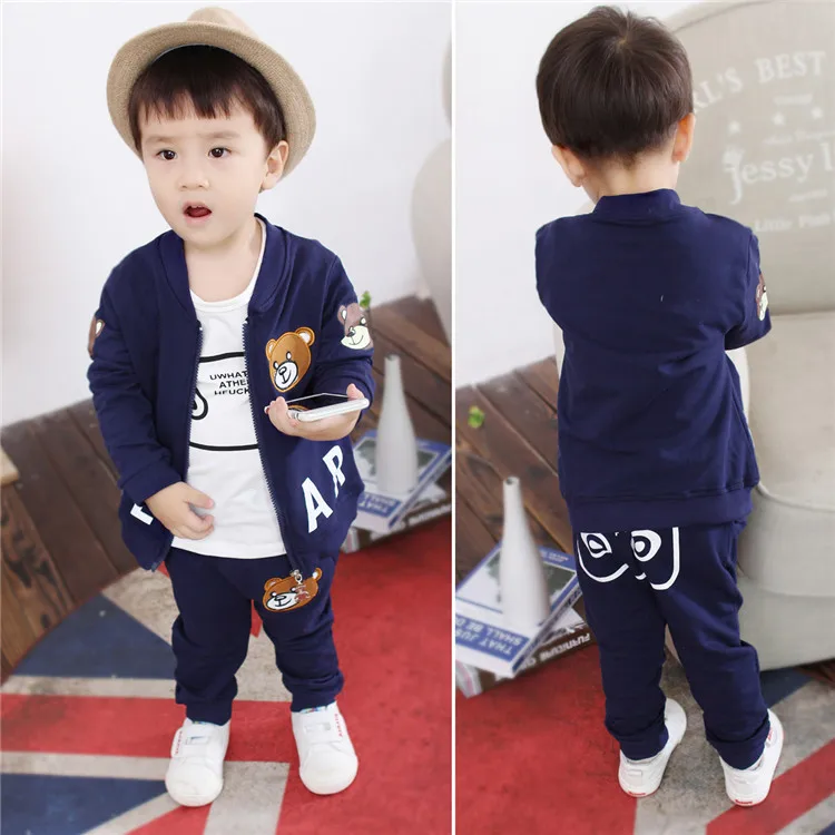 Baby boy clothes 2018 Spring New Long Sleeved Suit For Boys Sports Fashion Sweater Boy T-Shirt Leisure Three Piece 1-4 Year old
Baby boy clothes 2018 Spring New Long Sleeved Suit For Boys Sports Fashion Sweater Boy T-Shirt Leisure Three Piece 1-4 Year old