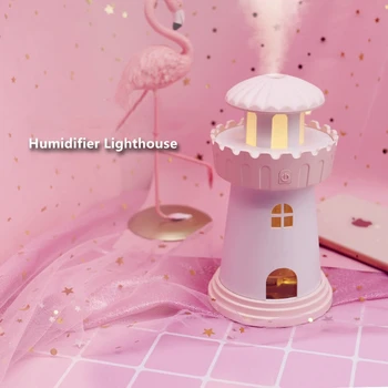 Ultrasonic Humidifier Air Mist Maker LED Lighthouse USB Humidifiers Air Freshner Aroma Diffuser Lamp For Car Office
Ultrasonic Humidifier Air Mist Maker LED Lighthouse USB Humidifiers Air Freshner Aroma Diffuser Lamp For Car Office