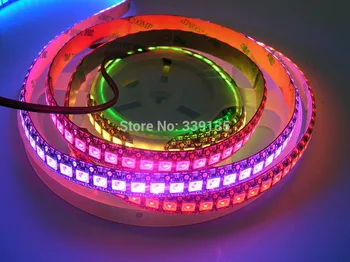 WS2811 WS2812 2812b led digital strip light;144leds/m with 144pcs WS2811 IC built-in,2M/roll,DC5V,Black PCB,Waterproof IP65
WS2811 WS2812 2812b led digital strip light;144leds/m with 144pcs WS2811 IC built-in,2M/roll,DC5V,Black PCB,Waterproof IP65