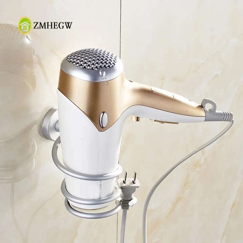 Hair Dryer Rack Wall Hanging Save Space Aluminum Bathroom Wall Holder Shelf Storage Organizers Metal Rack Home Organization
Hair Dryer Rack Wall Hanging Save Space Aluminum Bathroom Wall Holder Shelf Storage Organizers Metal Rack Home Organization