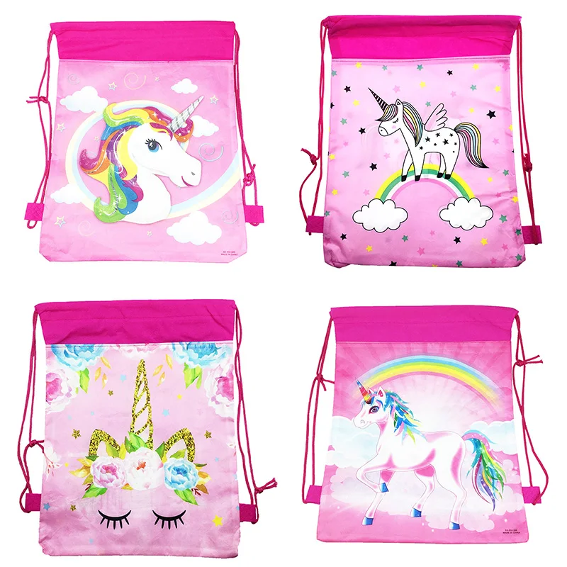 6pcs 36*27cm unicorn Fabric non-woven backpack school travel bag party supplies drawstring bag kids boy mochila gift bags
6pcs 36*27cm unicorn Fabric non-woven backpack school travel bag party supplies drawstring bag kids boy mochila gift bags