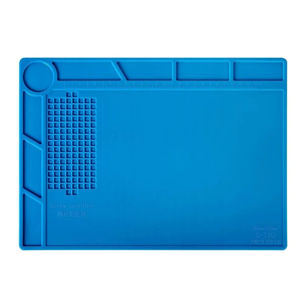 ESD Heat Insulation Working mat Soldering Station Iron Phone Computer Repair Mat Magnetic Heat-resistant BGA Insulator Platform
ESD Heat Insulation Working mat Soldering Station Iron Phone Computer Repair Mat Magnetic Heat-resistant BGA Insulator Platform