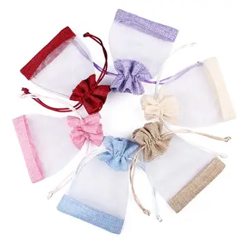 10x14cm Organza Cotton Linen Fabric stitched bag Jewelry Pouch Wedding Drawstring Holder Bag Cotton Gift Bags for DIY Craft
10x14cm Organza Cotton Linen Fabric stitched bag Jewelry Pouch Wedding Drawstring Holder Bag Cotton Gift Bags for DIY Craft