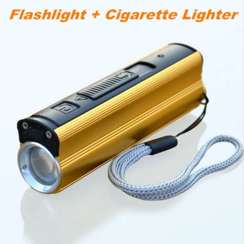 Multifunction bright LED flashlight, USB mobile phone charging mobile power, torch, Lighter, camping / travel goods,gold / black
Multifunction bright LED flashlight, USB mobile phone charging mobile power, torch, Lighter, camping / travel goods,gold / black