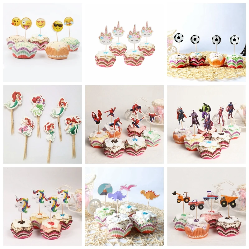 Mermaid Theme Happy Birthday Party Cake Topper Kids Favors Decorate Cupcake Toppers With Sticks Baby Shower Supplies 1set/pack
Mermaid Theme Happy Birthday Party Cake Topper Kids Favors Decorate Cupcake Toppers With Sticks Baby Shower Supplies 1set/pack