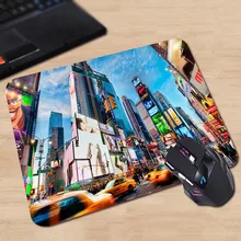 times square new york Best Sales Durable Soft Mouse Pad Fashion 180x220x2mm 250x290x2mm Mice