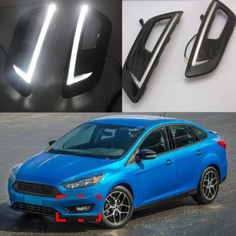 2PCS White LED Daytime Running Light DRL Drive Lamp Fit For Ford Focus 2015-2016
2PCS White LED Daytime Running Light DRL Drive Lamp Fit For Ford Focus 2015-2016