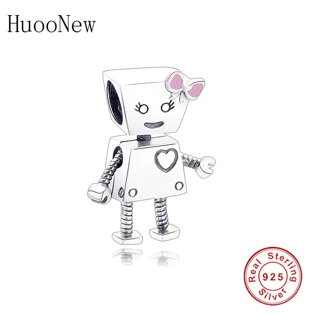 HuooNew Fit Original Pandora Charm Bracelet 925 Sterling Silver Girl Bella Bot Robot Pink Enamel Beads Making Berloque 2019 DIY
HuooNew Fit Original Pandora Charm Bracelet 925 Sterling Silver Girl Bella Bot Robot Pink Enamel Beads Making Berloque 2019 DIY