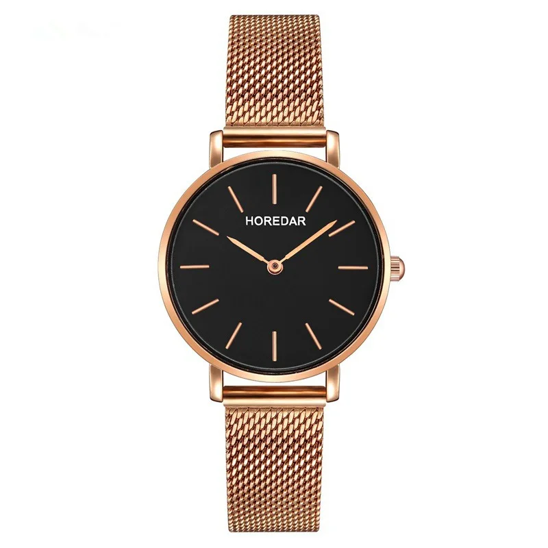 Fashion Ultra-thin rose gold Magnet women watch HOREDAR Band Fashion Ladies Watch Leisure Quartz Watch montre femme
Fashion Ultra-thin rose gold Magnet women watch HOREDAR Band Fashion Ladies Watch Leisure Quartz Watch montre femme