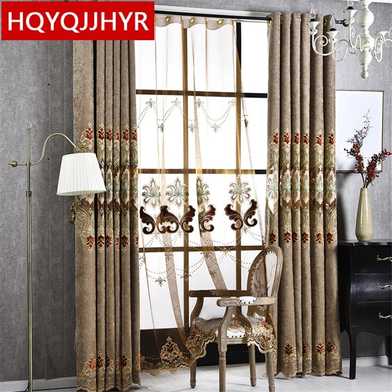 Custom-made European-style high-end custom embroidery villa Curtains for Living Room classic luxury chenille Curtain for Bedroom
Custom-made European-style high-end custom embroidery villa Curtains for Living Room classic luxury chenille Curtain for Bedroom