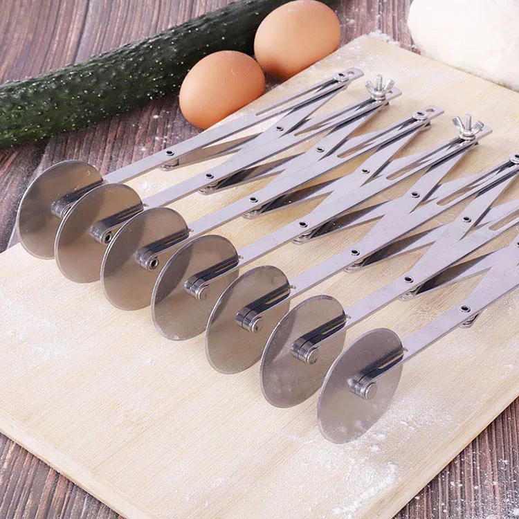 Hot 7 Wheel Stainless Steel Pastry Cutter Kitchen Baking Tools for Cookies Dough Cake LFD
Hot 7 Wheel Stainless Steel Pastry Cutter Kitchen Baking Tools for Cookies Dough Cake LFD