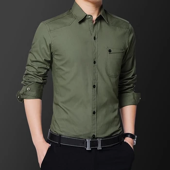 ARCSINX Casual Male Shirt Plus Size 5XL 4XL 3XL Brand Long Sleeve Shirt Men Cotton Shirts Man Camisa social Masculina slim fit
ARCSINX Casual Male Shirt Plus Size 5XL 4XL 3XL Brand Long Sleeve Shirt Men Cotton Shirts Man Camisa social Masculina slim fit