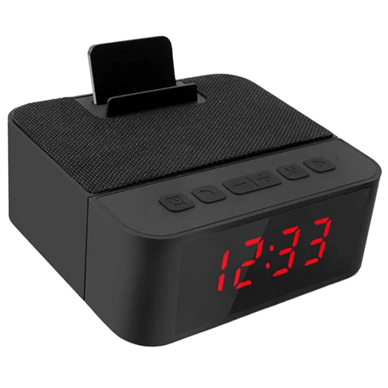 Digital Radio Alarm Clock All-In-One Design With Wireless Speaker,Am/Fm Radio,Usb Charging Port,Snooze,Ac And Battery Operated
Digital Radio Alarm Clock All-In-One Design With Wireless Speaker,Am/Fm Radio,Usb Charging Port,Snooze,Ac And Battery Operated