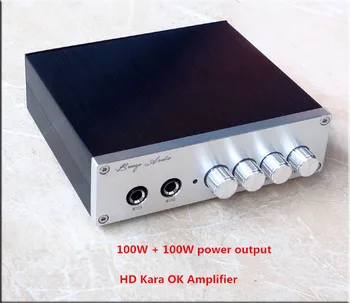 

Single DC 8-25V 100W+100W TPA3116D2 HD Kara OK Amplifier Double JRC5532 pre-op