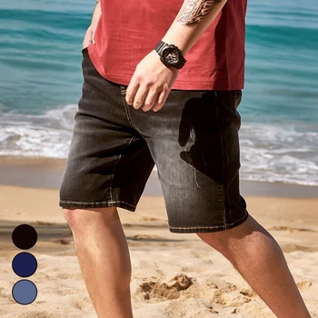 2019 Summer Men Short Scratch Straight Straight Micro-elastic Casual Five-point Denim Shorts 1-6XL Code
2019 Summer Men Short Scratch Straight Straight Micro-elastic Casual Five-point Denim Shorts 1-6XL Code