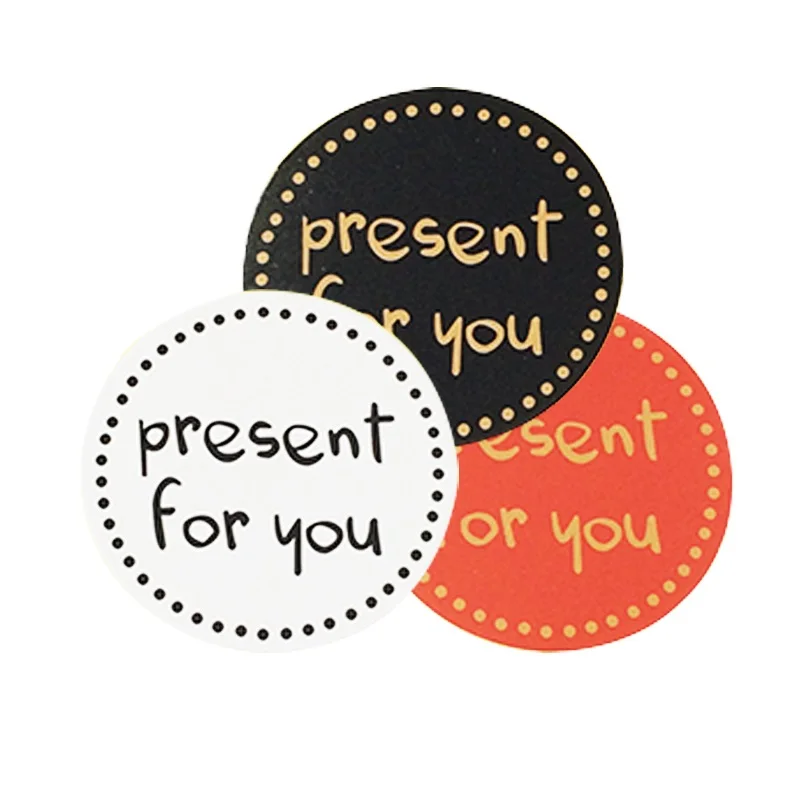 90 Pcs/lot Hot Sale 'present for you' Design Sticker Labels Food Seals Gift Stickers For Wedding Seals White Black Red 3 Colors
90 Pcs/lot Hot Sale 'present for you' Design Sticker Labels Food Seals Gift Stickers For Wedding Seals White Black Red 3 Colors