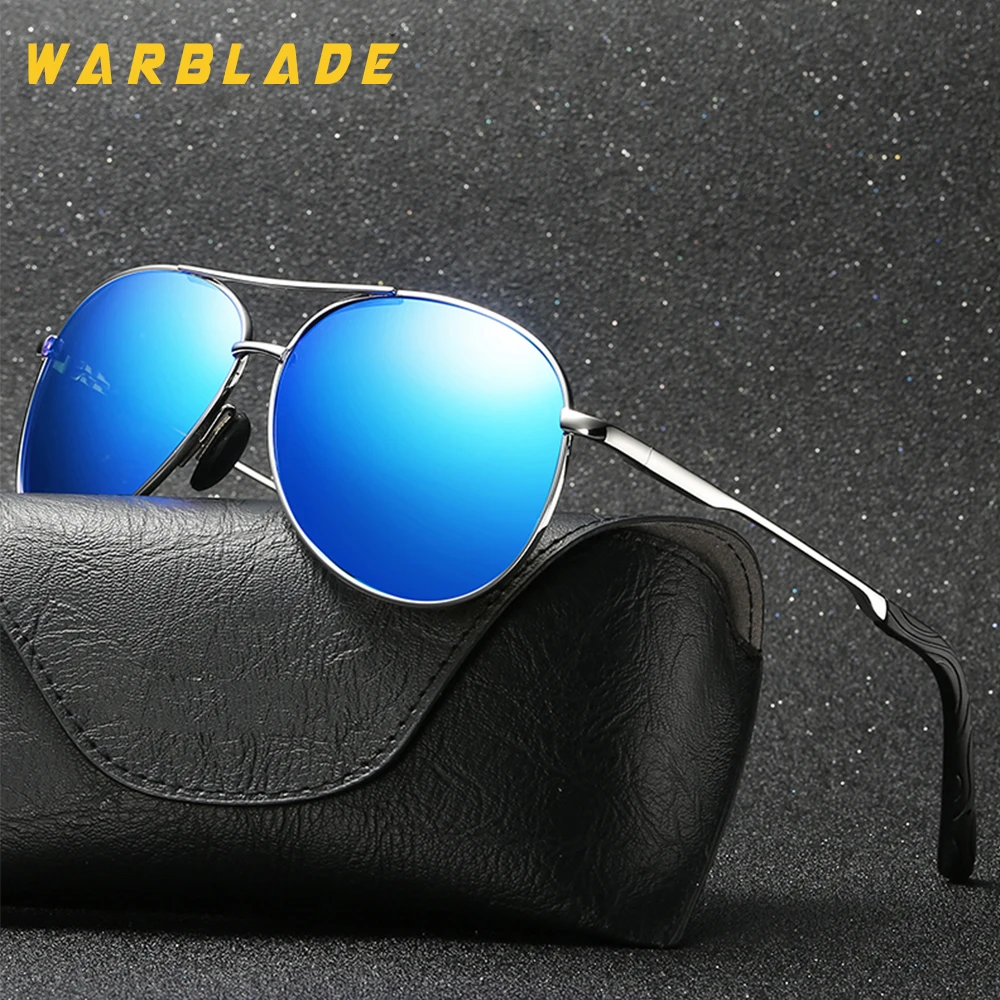 

WarBLade Aluminum Magnesium Polarized Sunglasses Men Driver Mirror Sun glasses Male Fishing Female Eyewear For Men 0971