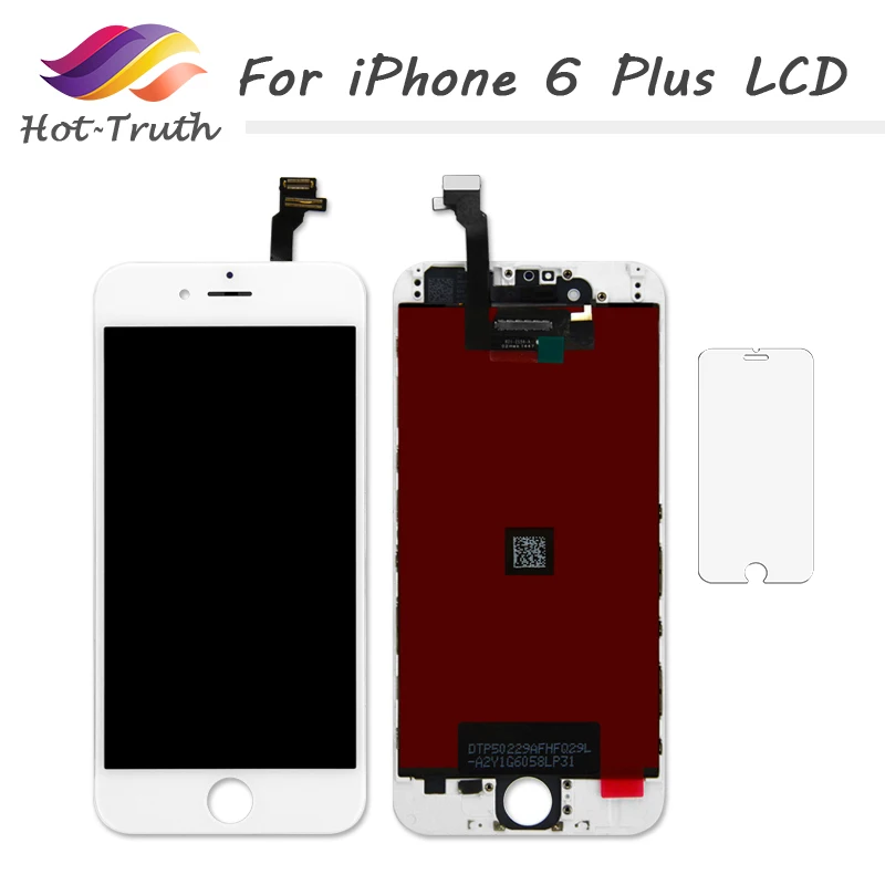 Горячая продажа 100 шт. AAA качество 5 дюймов ЖК экран для iPhone 6 Plus LCD сенсорный полный