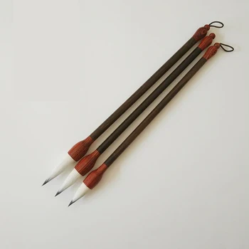 3 pieces Chinese calligraphy brush pen wool and bear mixed hair painting brush Large Medium Small writing brush sets for study
3 pieces Chinese calligraphy brush pen wool and bear mixed hair painting brush Large Medium Small writing brush sets for study